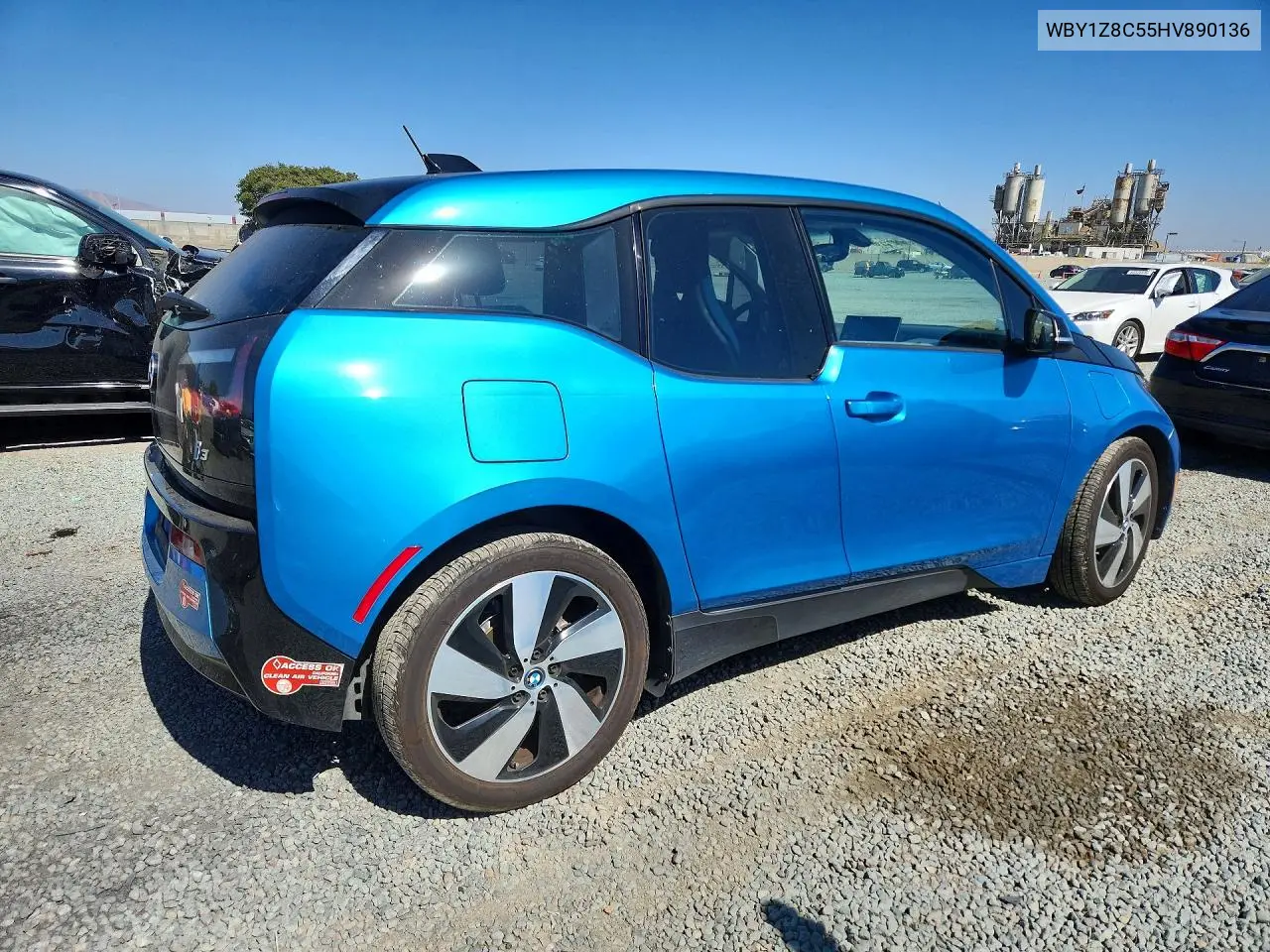 2017 BMW I3 Rex VIN: WBY1Z8C55HV890136 Lot: 60447596