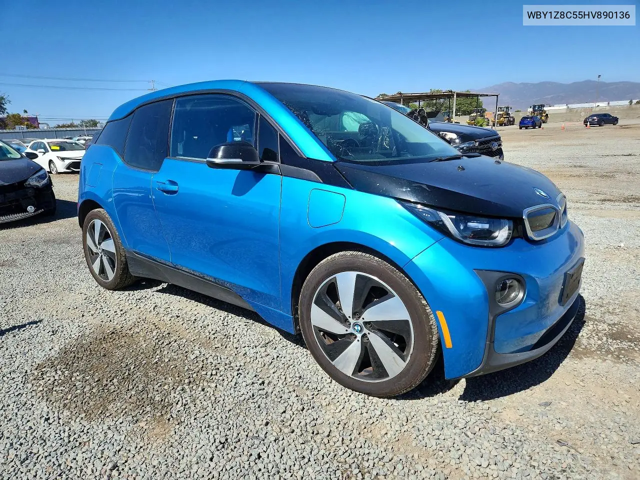 2017 BMW I3 Rex VIN: WBY1Z8C55HV890136 Lot: 60447596