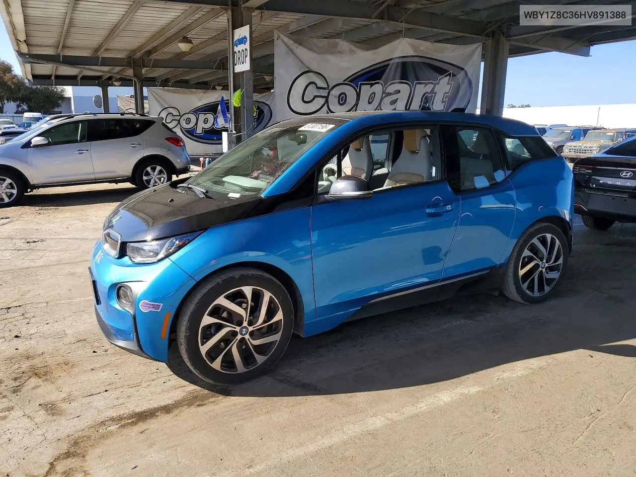 2017 BMW I3 Rex VIN: WBY1Z8C36HV891388 Lot: 61307196