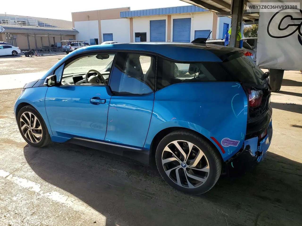 2017 BMW I3 Rex VIN: WBY1Z8C36HV891388 Lot: 61307196