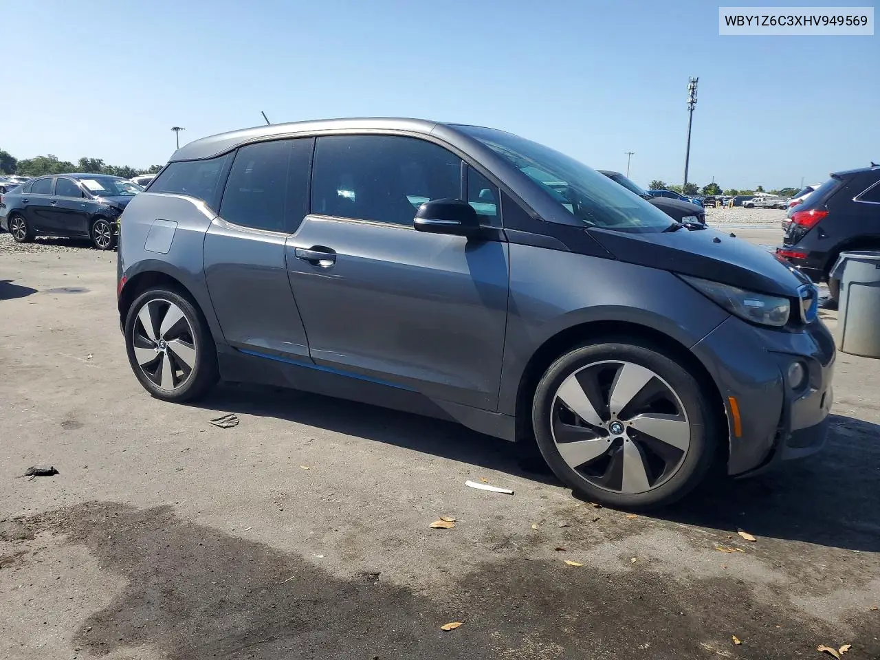 2017 BMW I3 Bev VIN: WBY1Z6C3XHV949569 Lot: 61362956
