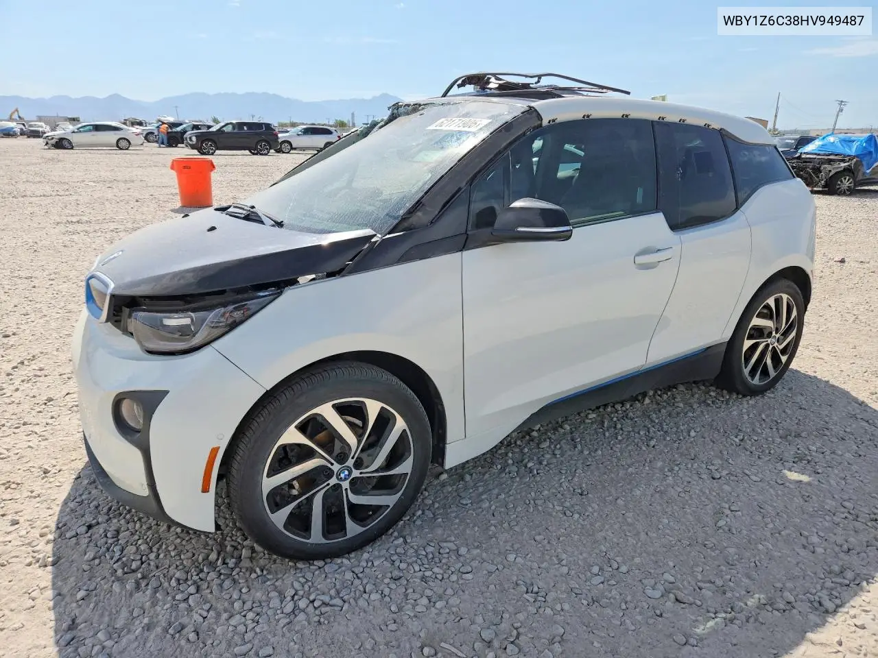 2017 BMW I3 Bev VIN: WBY1Z6C38HV949487 Lot: 62171906