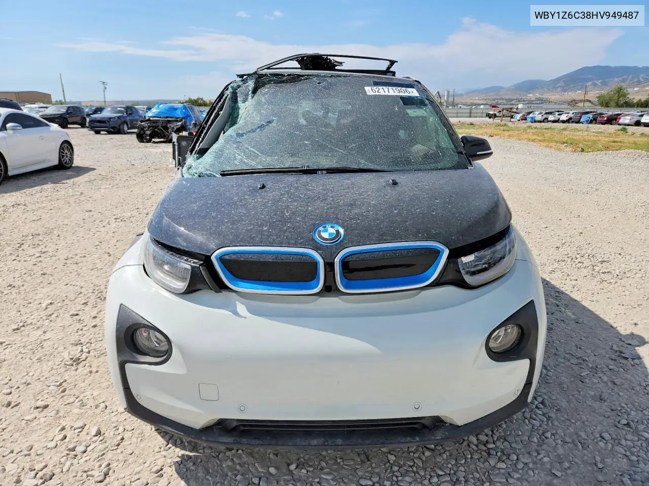 2017 BMW I3 Bev VIN: WBY1Z6C38HV949487 Lot: 62171906