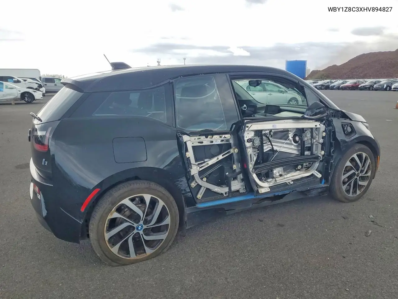 2017 BMW I3 Rex VIN: WBY1Z8C3XHV894827 Lot: 79654535