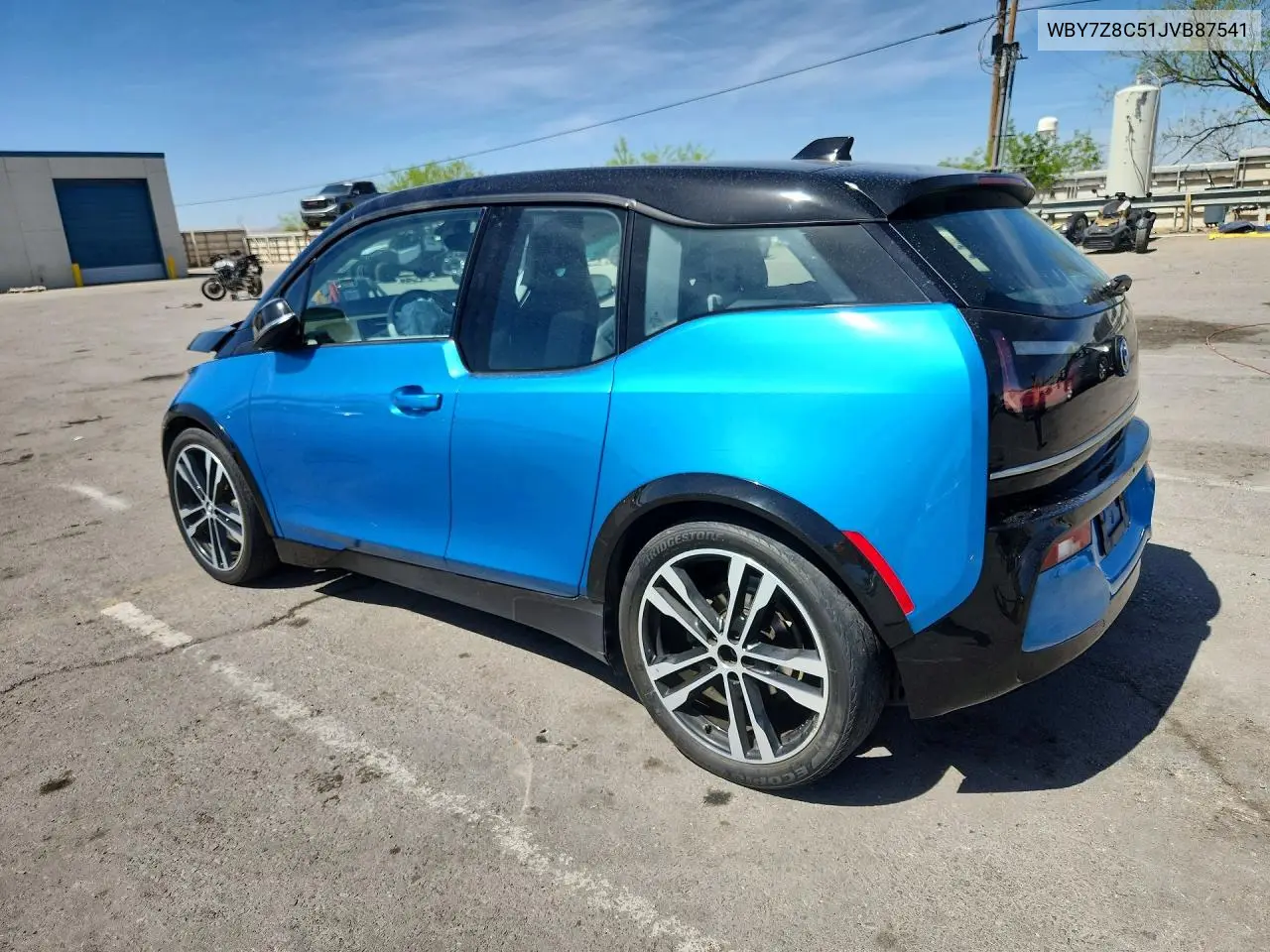 2018 BMW I3 S Rex VIN: WBY7Z8C51JVB87541 Lot: 47134476