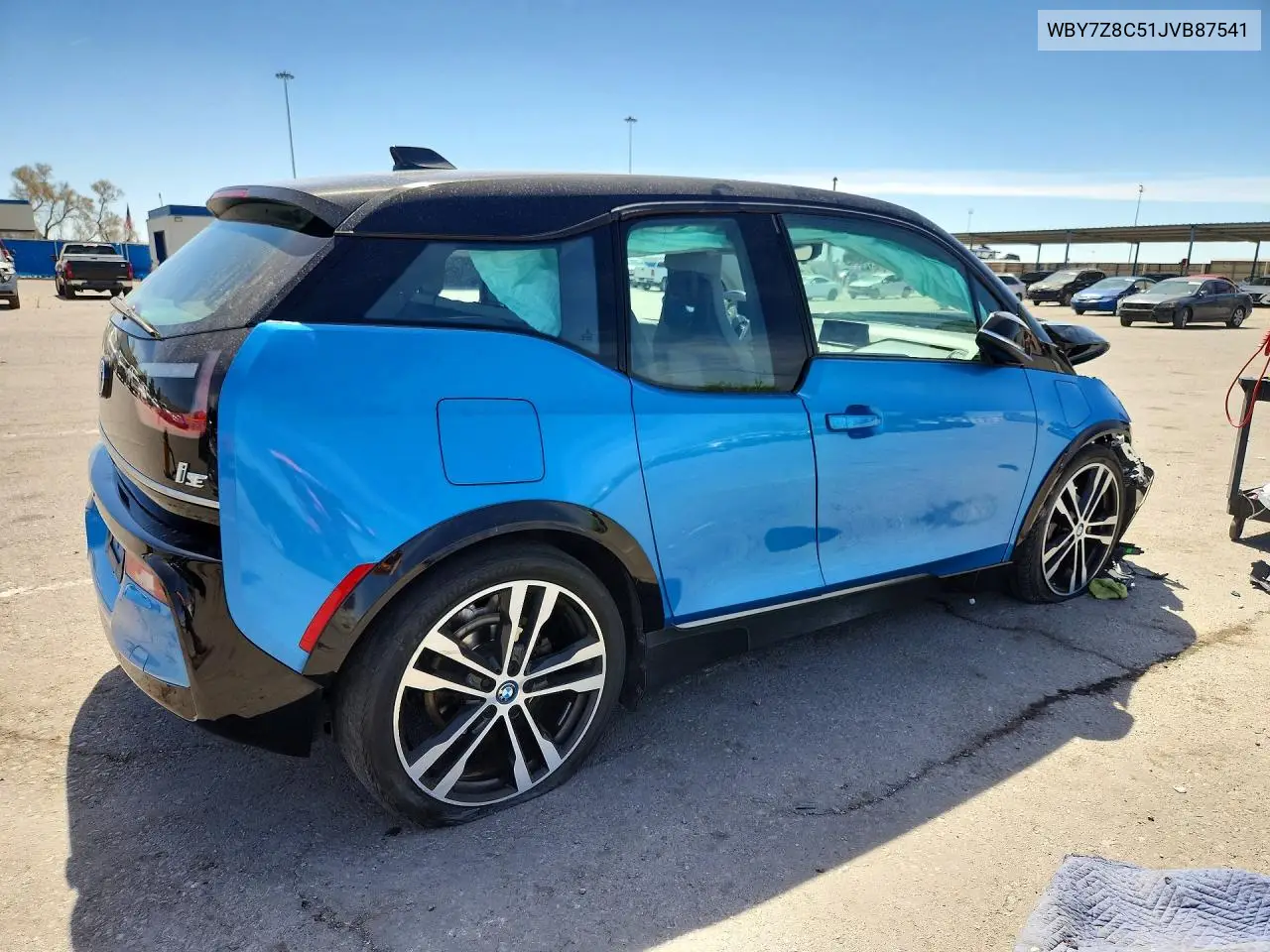 2018 BMW I3 S Rex VIN: WBY7Z8C51JVB87541 Lot: 47134476