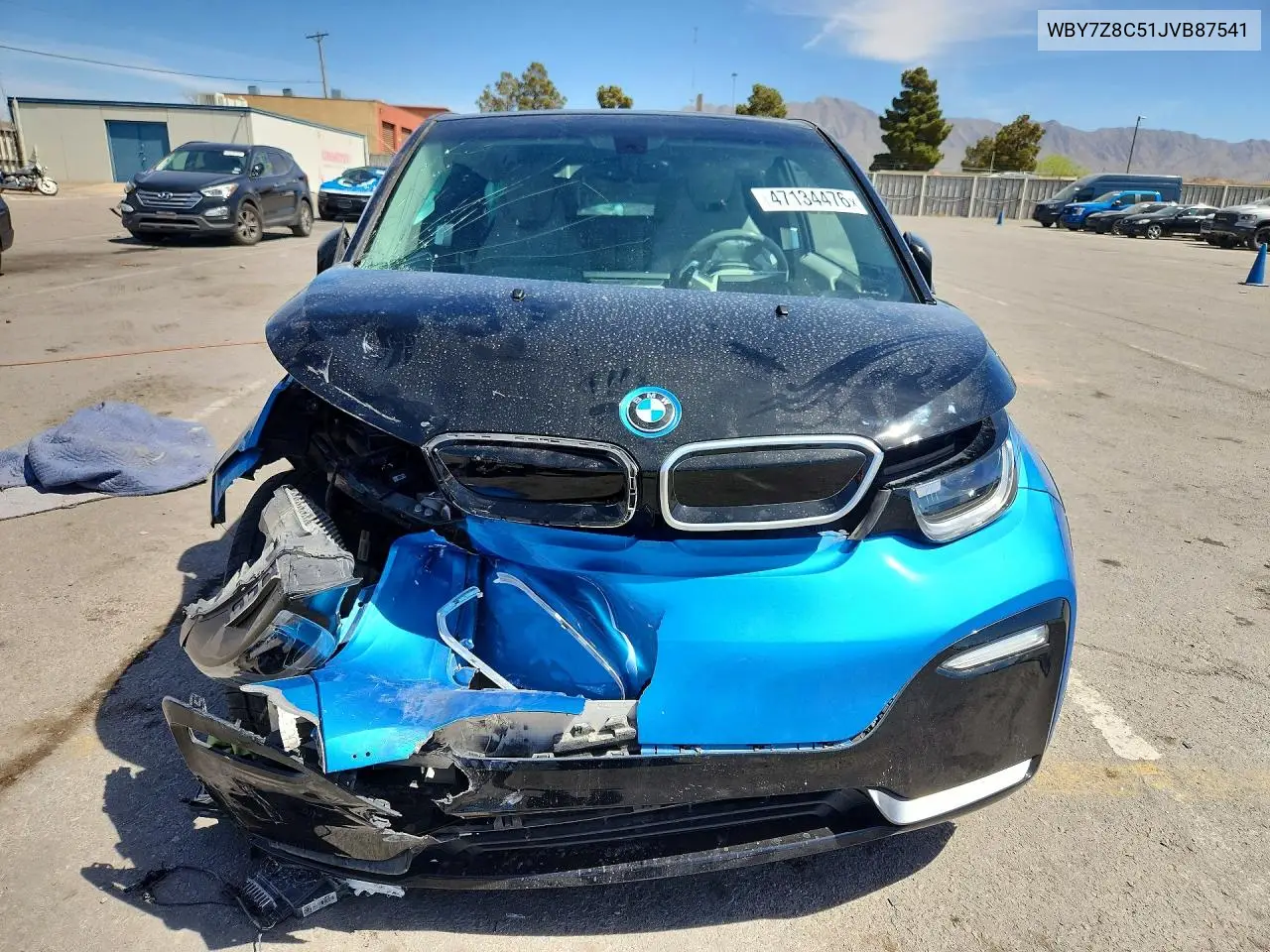 2018 BMW I3 S Rex VIN: WBY7Z8C51JVB87541 Lot: 47134476