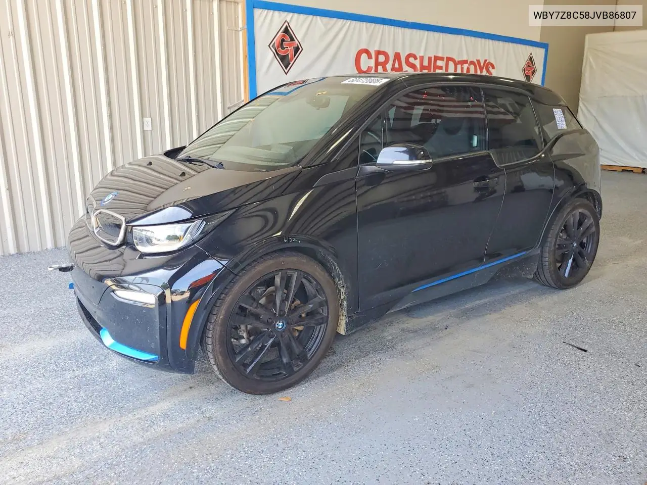 2018 BMW I3 S Rex VIN: WBY7Z8C58JVB86807 Lot: 60472006