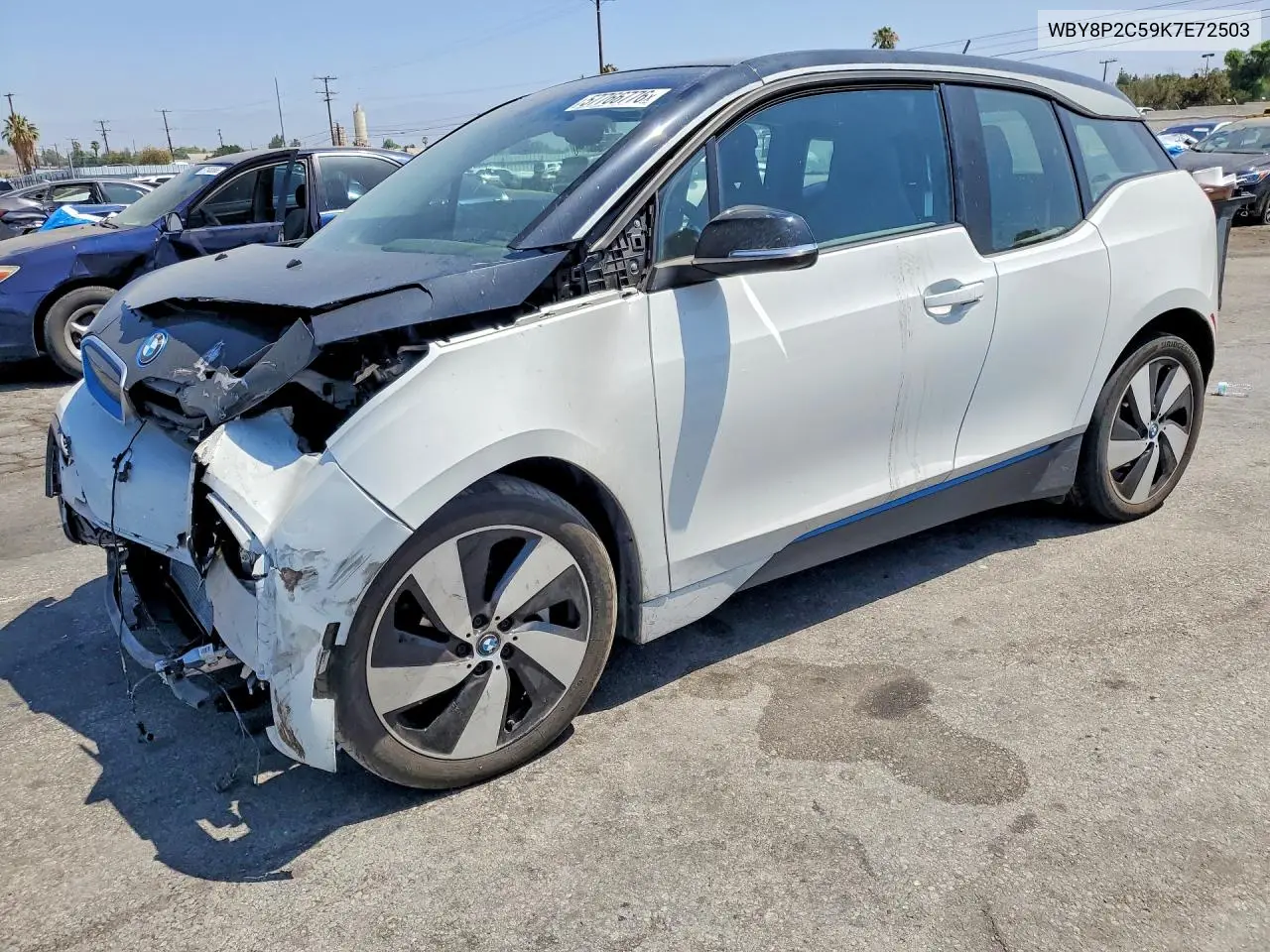 2019 BMW I3 Bev VIN: WBY8P2C59K7E72503 Lot: 57766776