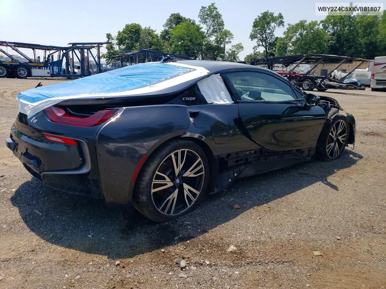 2019 BMW I8 VIN: WBY2Z4C5XKVB81807 Lot: 59646906