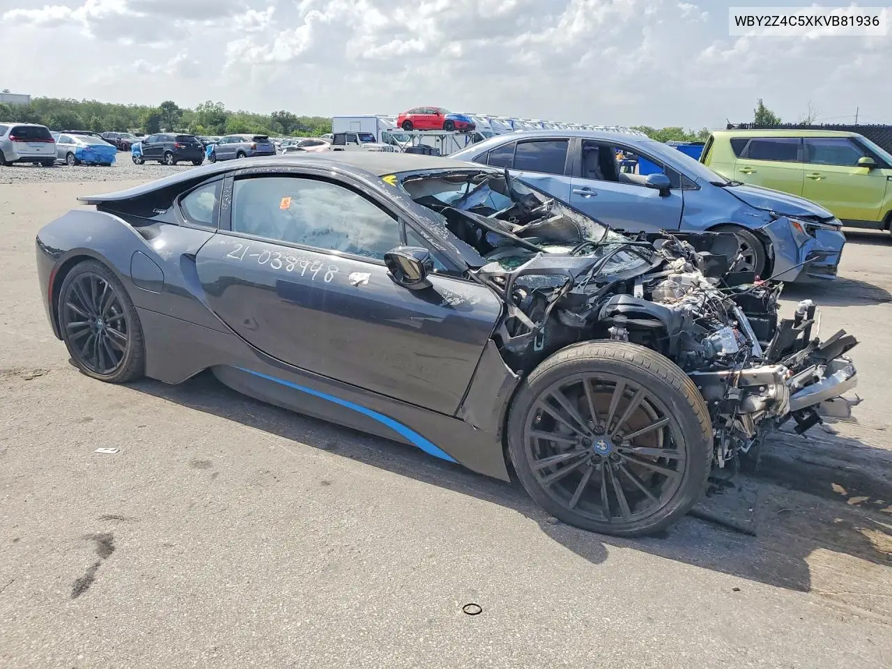 2019 BMW I8 VIN: WBY2Z4C5XKVB81936 Lot: 59915306