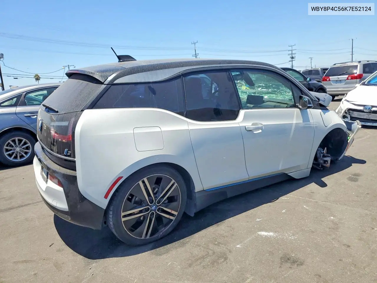 2019 BMW I3 VIN: WBY8P4C56K7E52124 Lot: 59958136