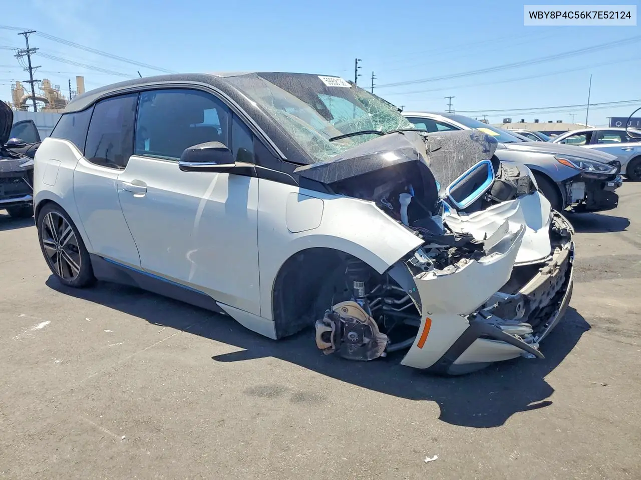 2019 BMW I3 VIN: WBY8P4C56K7E52124 Lot: 59958136