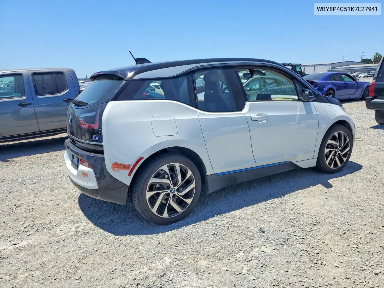 2019 BMW I3 Rex VIN: WBY8P4C51K7E27941 Lot: 61164496
