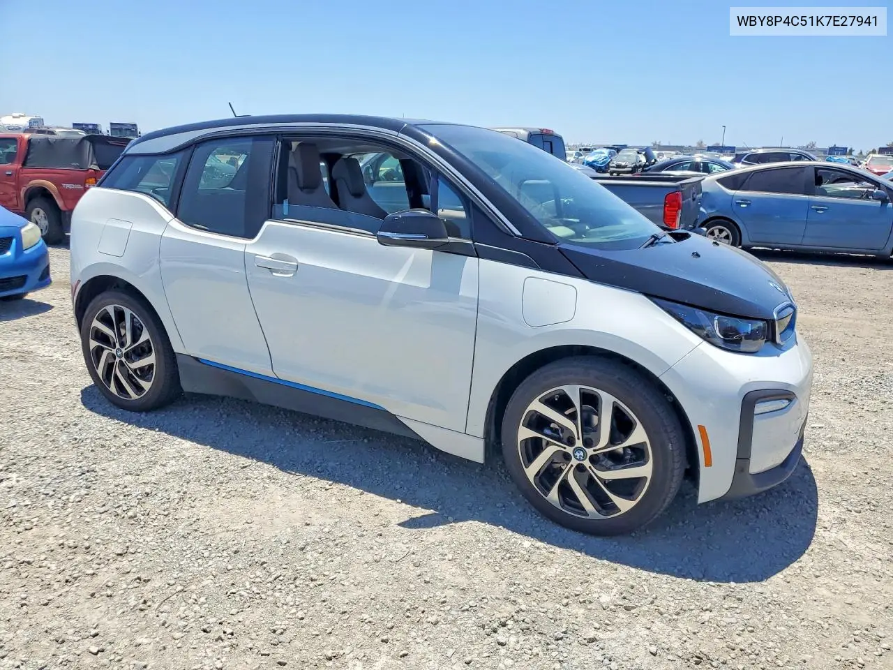2019 BMW I3 Rex VIN: WBY8P4C51K7E27941 Lot: 61164496