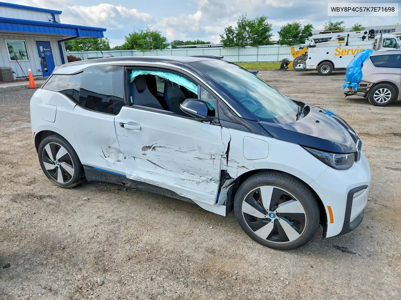 2019 BMW I3 Rex VIN: WBY8P4C57K7E71698 Lot: 62181416