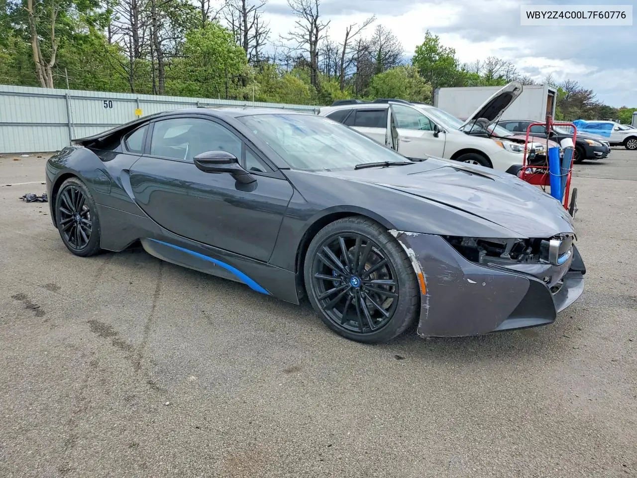 2020 BMW I8 VIN: WBY2Z4C00L7F60776 Lot: 55386816