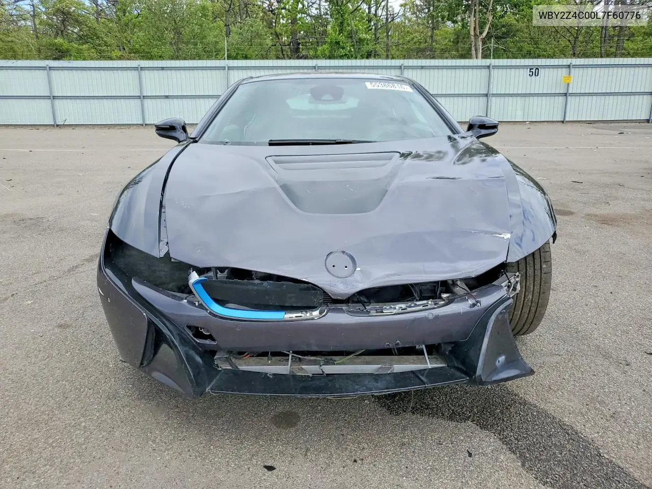 2020 BMW I8 VIN: WBY2Z4C00L7F60776 Lot: 55386816