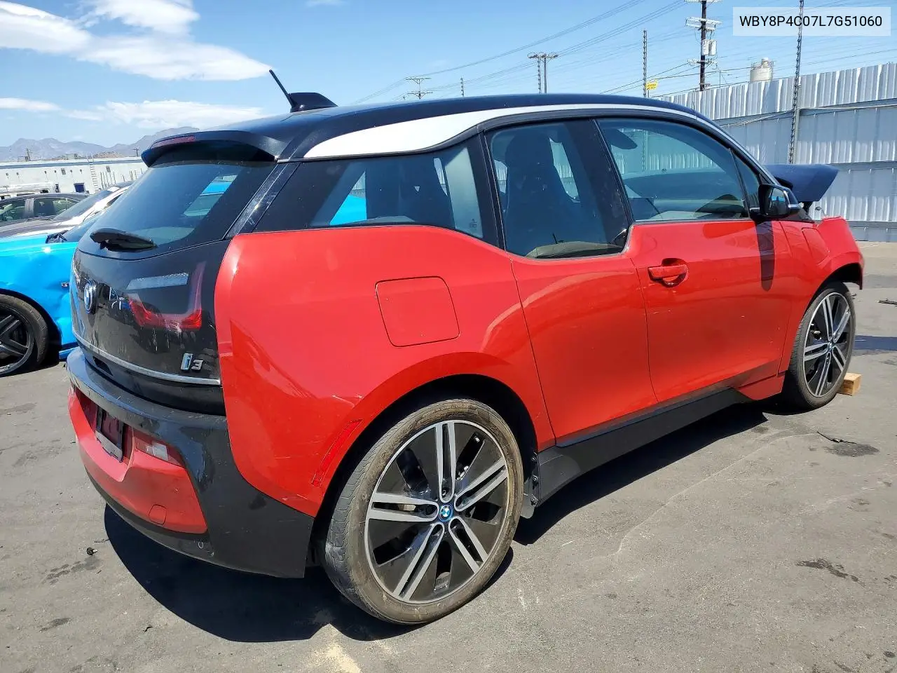 2020 BMW I3 Rex VIN: WBY8P4C07L7G51060 Lot: 61171226