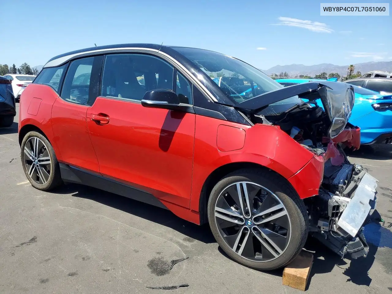 2020 BMW I3 Rex VIN: WBY8P4C07L7G51060 Lot: 61171226