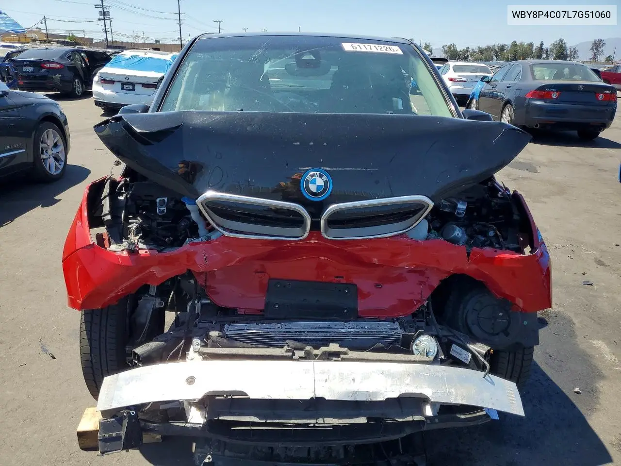 2020 BMW I3 Rex VIN: WBY8P4C07L7G51060 Lot: 61171226
