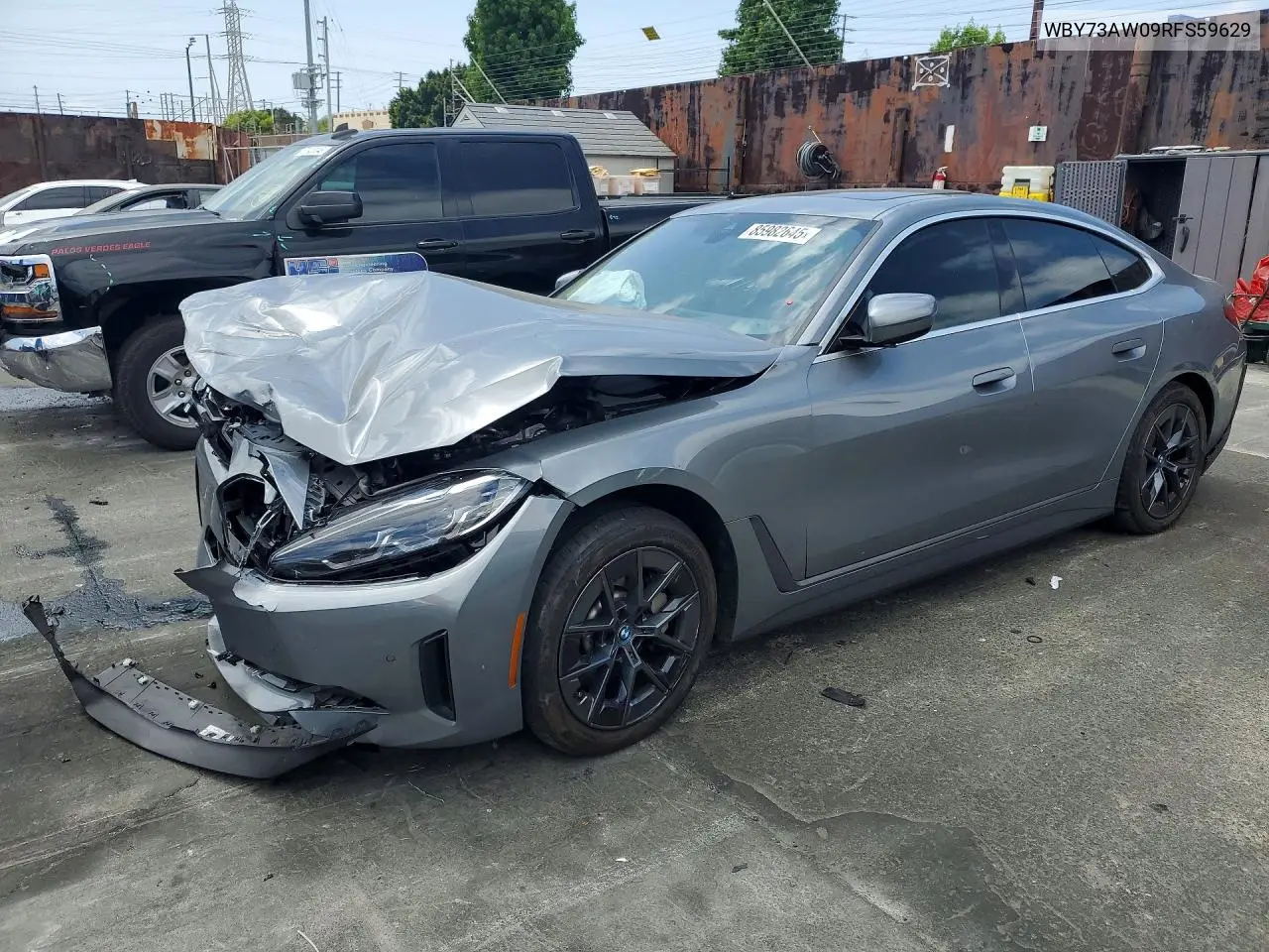 2024 BMW I Series VIN: WBY73AW09RFS59629 Lot: 85982645