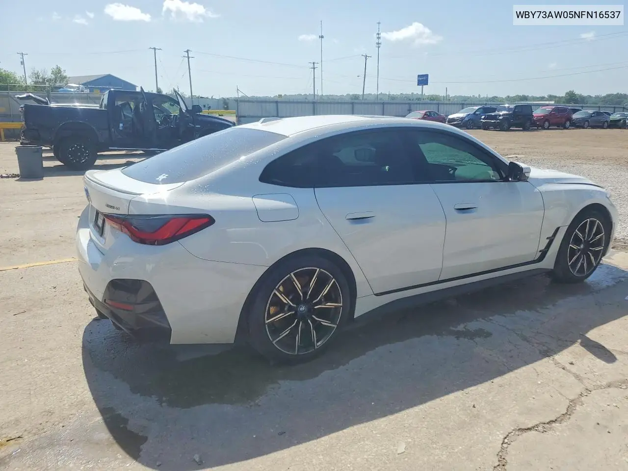 2022 BMW I4 Edrive 40 VIN: WBY73AW05NFN16537 Lot: 59083526