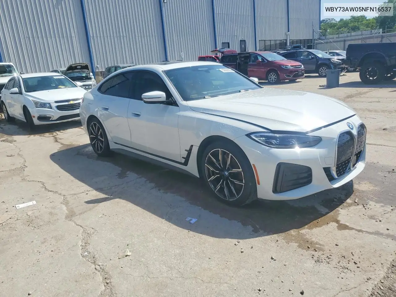 2022 BMW I4 Edrive 40 VIN: WBY73AW05NFN16537 Lot: 59083526