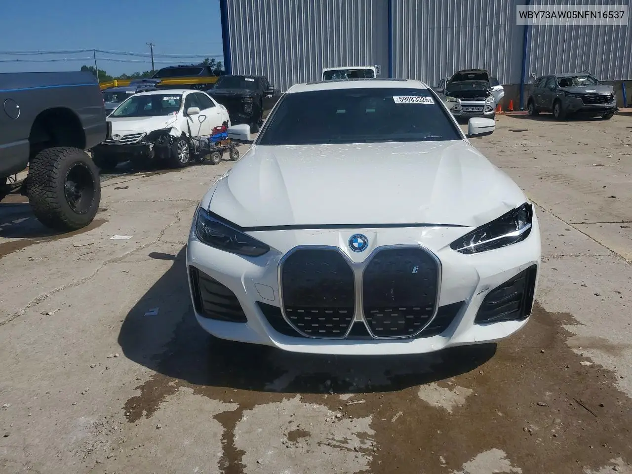 2022 BMW I4 Edrive 40 VIN: WBY73AW05NFN16537 Lot: 59083526