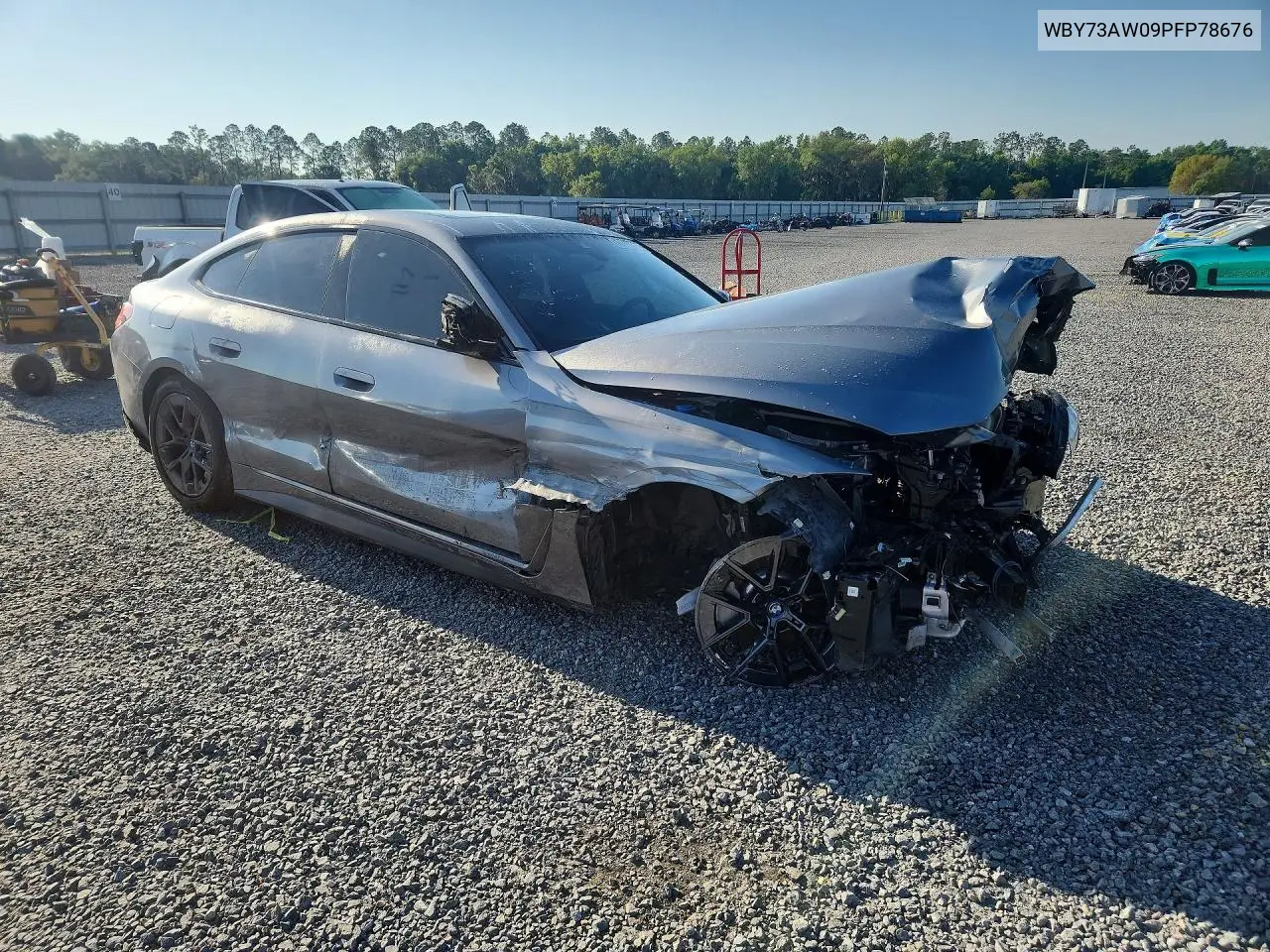 2023 BMW I4 Edrive 40 VIN: WBY73AW09PFP78676 Lot: 47740526