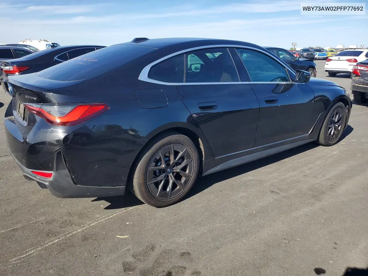 2023 BMW I4 Edrive 40 VIN: WBY73AW02PFP77692 Lot: 50517406