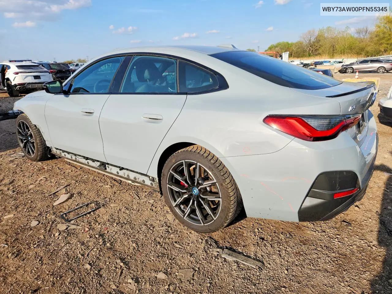 2023 BMW I4 Edrive 40 VIN: WBY73AW00PFN55345 Lot: 50577136