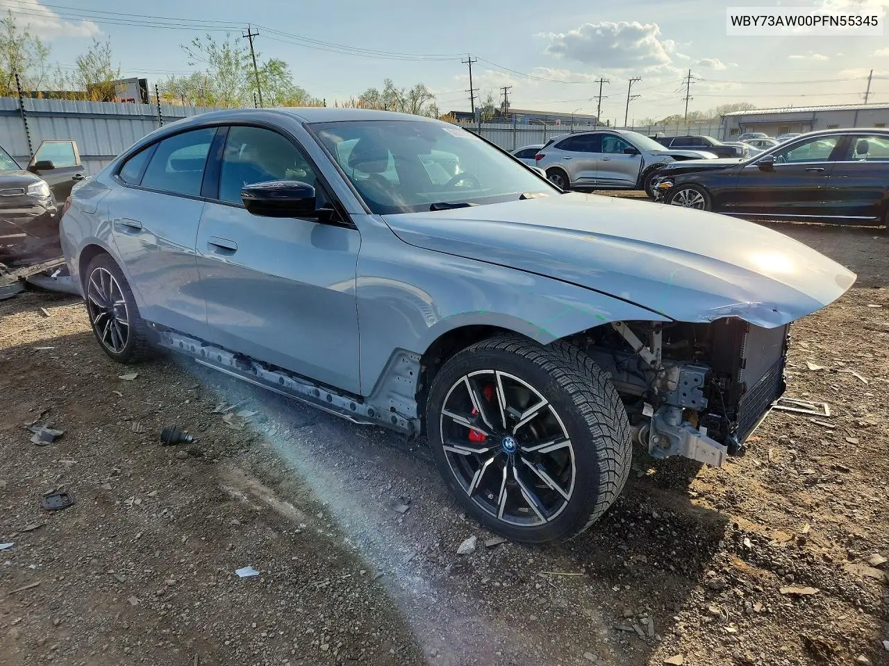 2023 BMW I4 Edrive 40 VIN: WBY73AW00PFN55345 Lot: 50577136