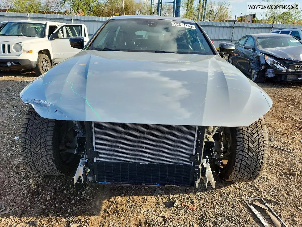 2023 BMW I4 Edrive 40 VIN: WBY73AW00PFN55345 Lot: 50577136