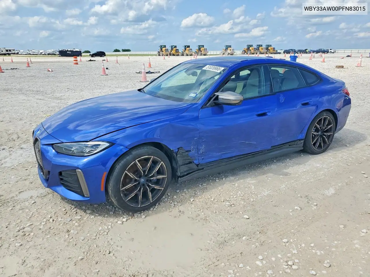 2023 BMW I4 M50 VIN: WBY33AW00PFN83015 Lot: 51039966