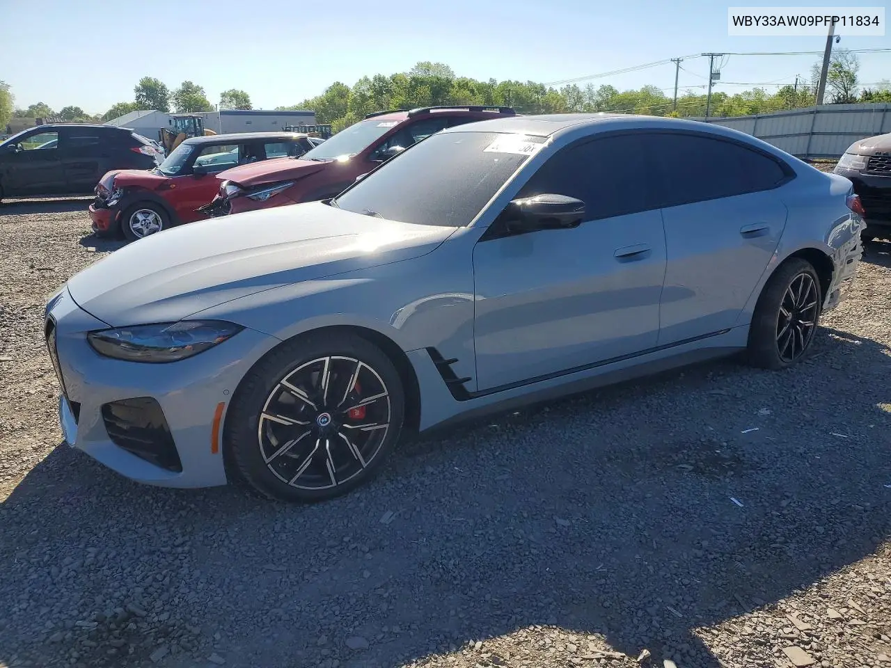 2023 BMW I4 M50 VIN: WBY33AW09PFP11834 Lot: 53175486