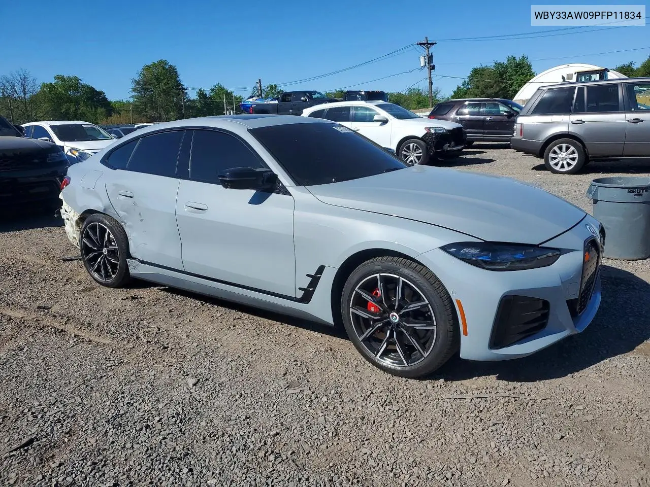 2023 BMW I4 M50 VIN: WBY33AW09PFP11834 Lot: 53175486