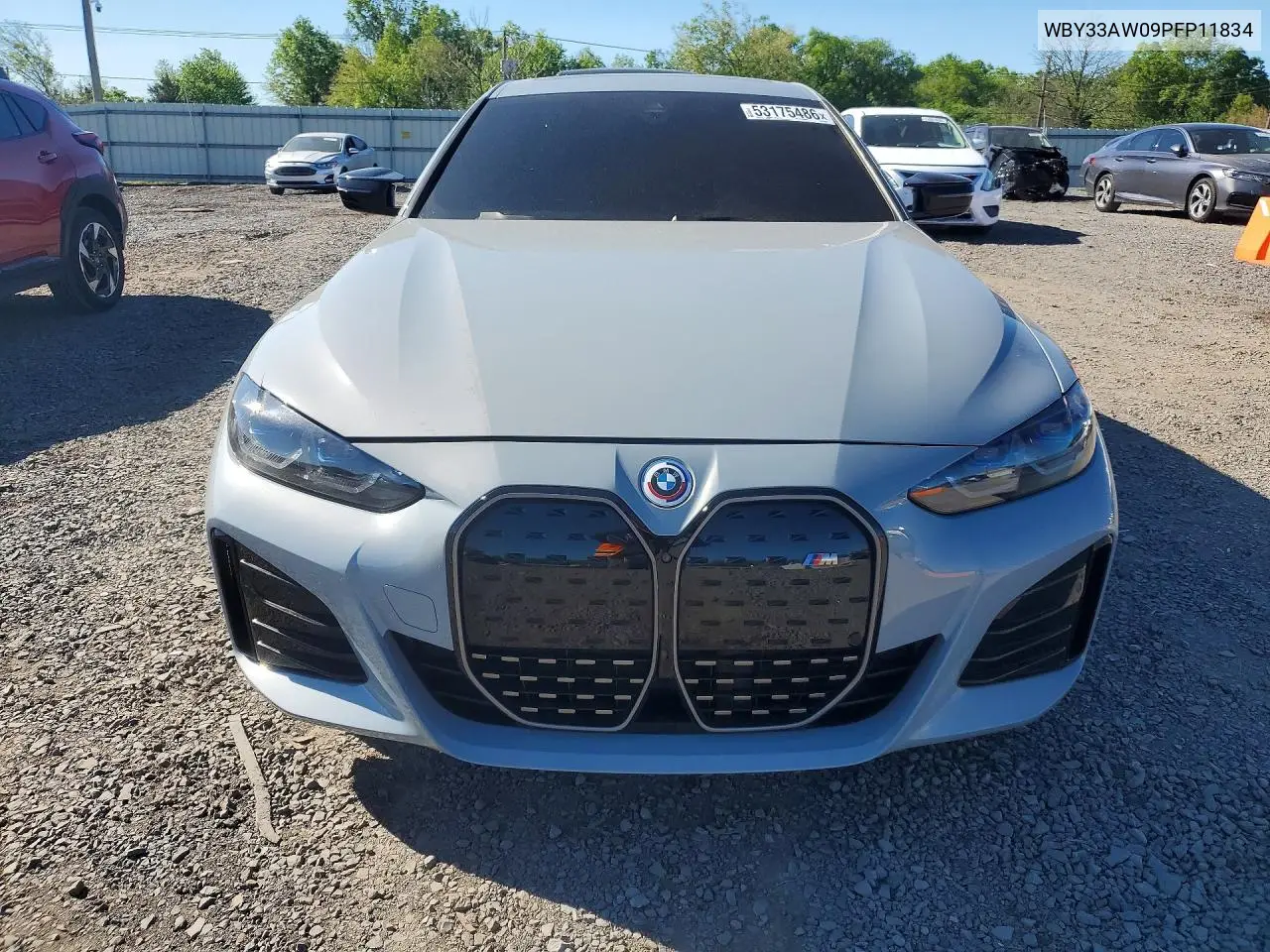 2023 BMW I4 M50 VIN: WBY33AW09PFP11834 Lot: 53175486