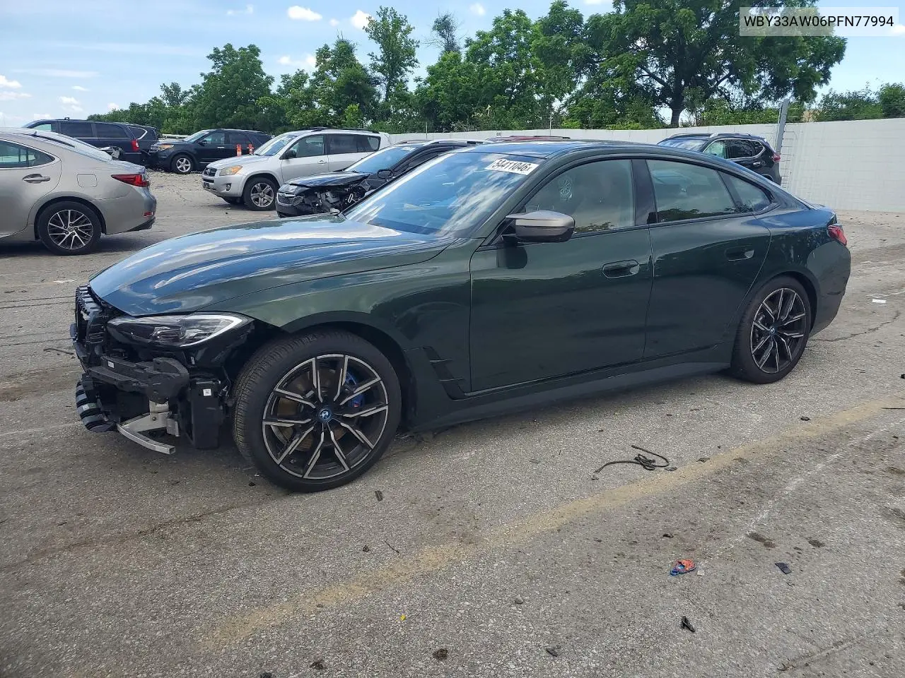2023 BMW I4 M50 VIN: WBY33AW06PFN77994 Lot: 54411046