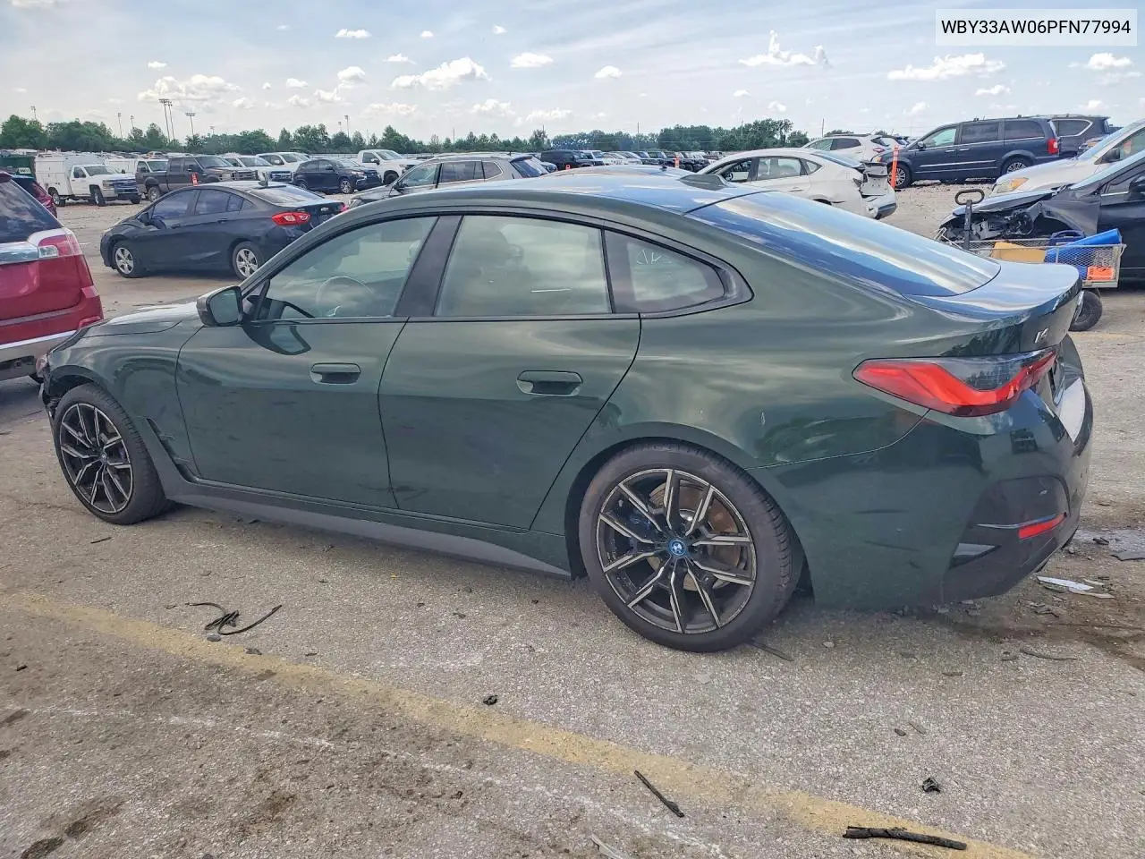 2023 BMW I4 M50 VIN: WBY33AW06PFN77994 Lot: 54411046