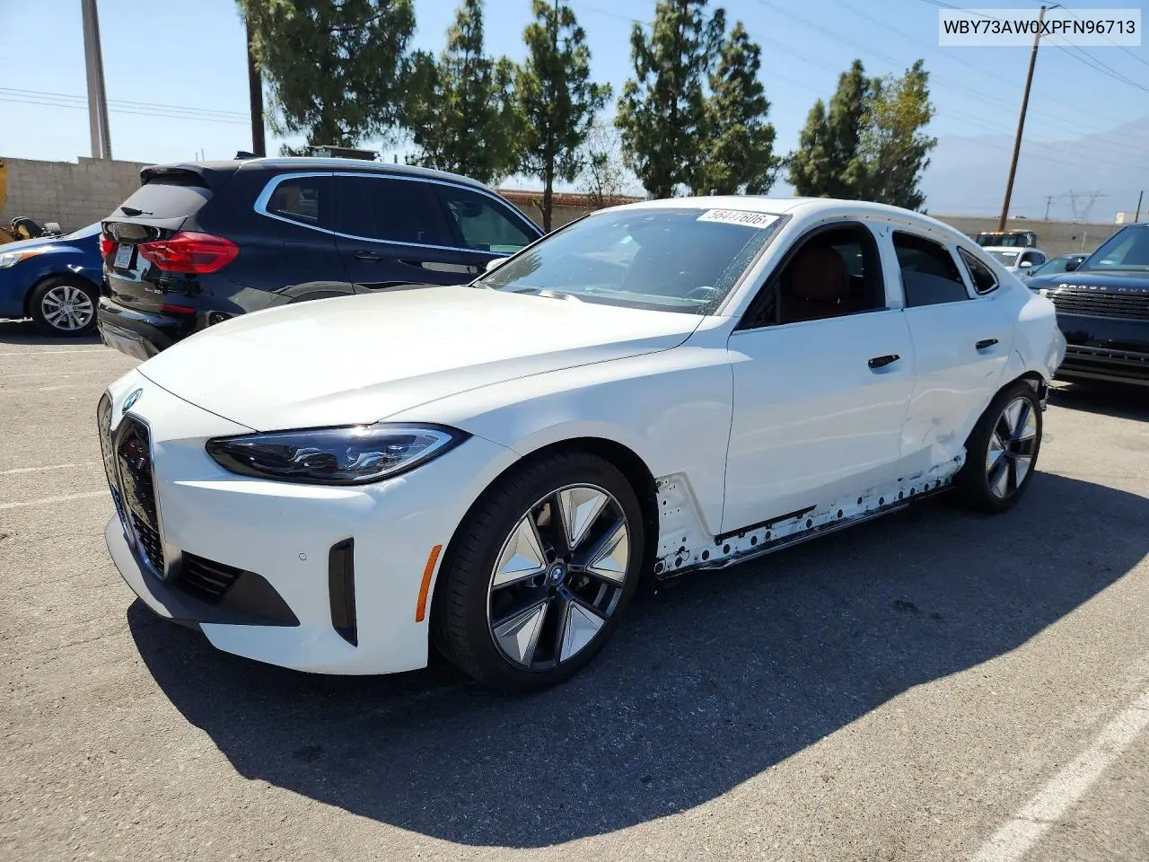 2023 BMW I4 Edrive 40 VIN: WBY73AW0XPFN96713 Lot: 56447606