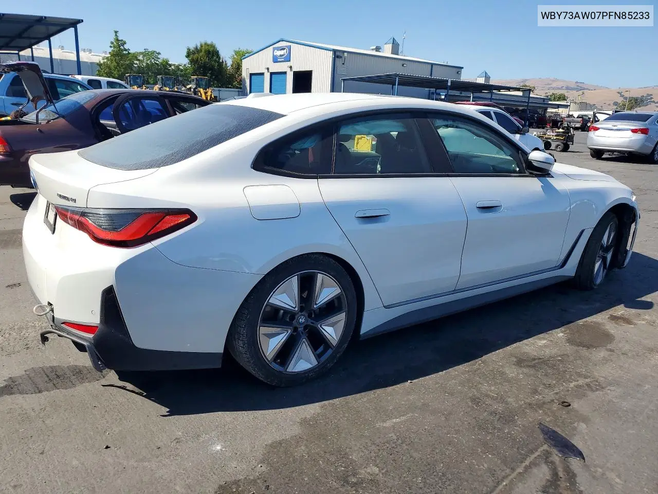2023 BMW I4 Edrive 40 VIN: WBY73AW07PFN85233 Lot: 57272936