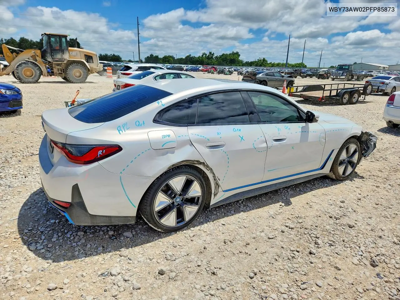 2023 BMW I4 Edrive 40 VIN: WBY73AW02PFP85873 Lot: 57473876