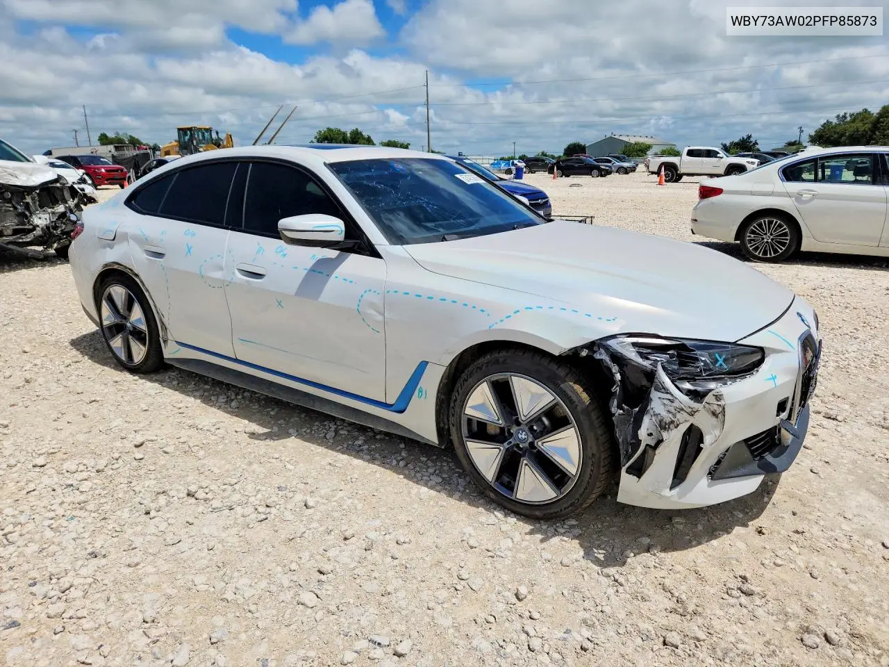 2023 BMW I4 Edrive 40 VIN: WBY73AW02PFP85873 Lot: 57473876