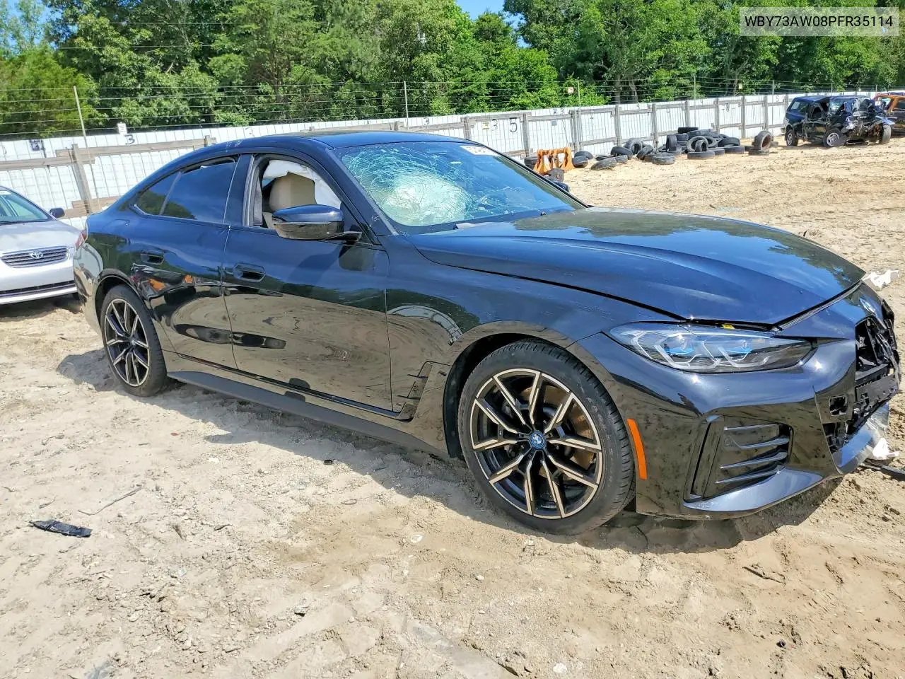 2023 BMW I4 Edrive 40 VIN: WBY73AW08PFR35114 Lot: 57494176