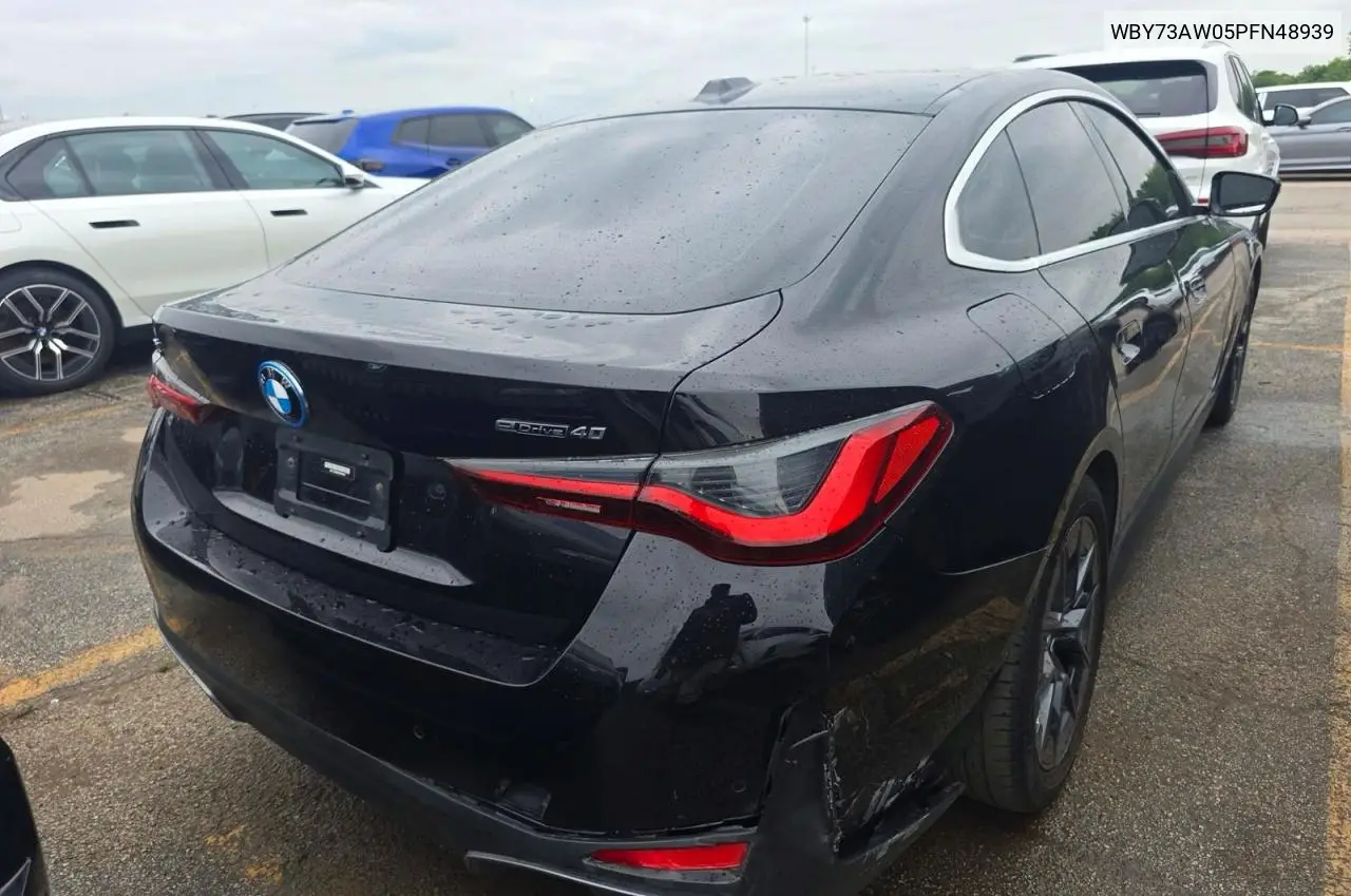 2023 BMW I4 Edrive 40 VIN: WBY73AW05PFN48939 Lot: 58775146