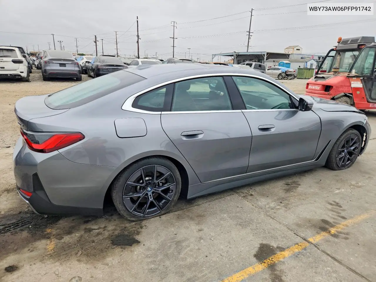 2023 BMW I4 Edrive 40 VIN: WBY73AW06PFP91742 Lot: 59708636