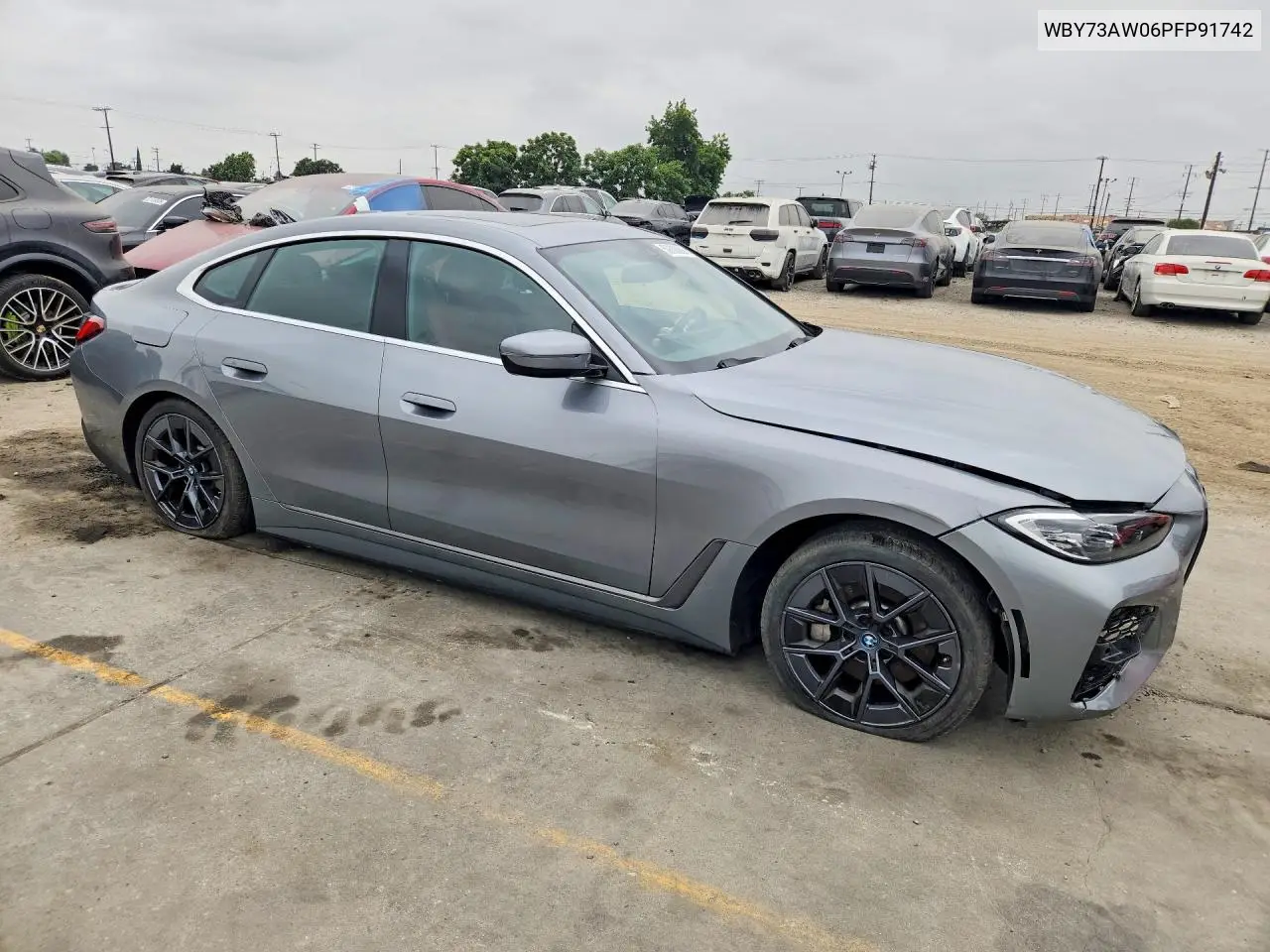 2023 BMW I4 Edrive 40 VIN: WBY73AW06PFP91742 Lot: 59708636