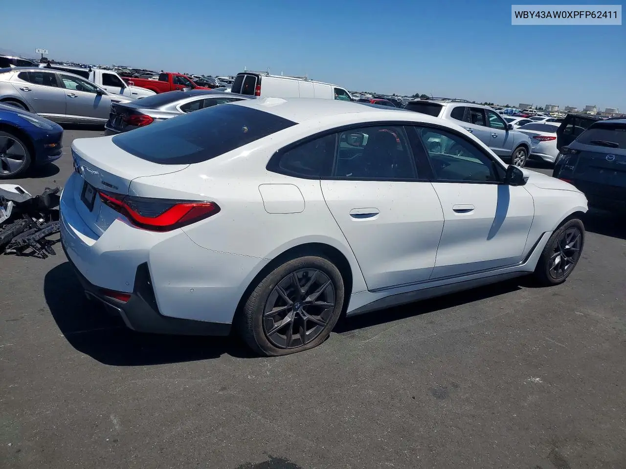 2023 BMW I4 Edrive 35 VIN: WBY43AW0XPFP62411 Lot: 59978516