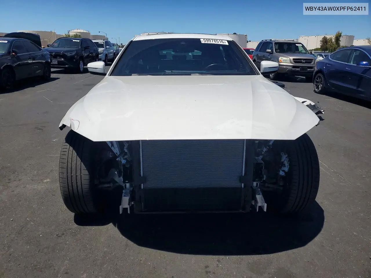 2023 BMW I4 Edrive 35 VIN: WBY43AW0XPFP62411 Lot: 59978516